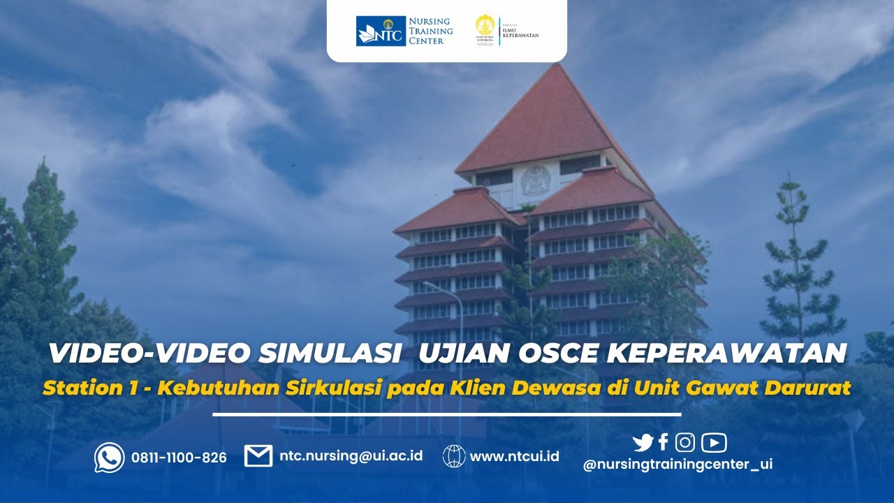 STATION 1 - KEBUTUHAN SIRKULASI PADA KLIEN DEWASA DI UNIT GAWAT DARURAT