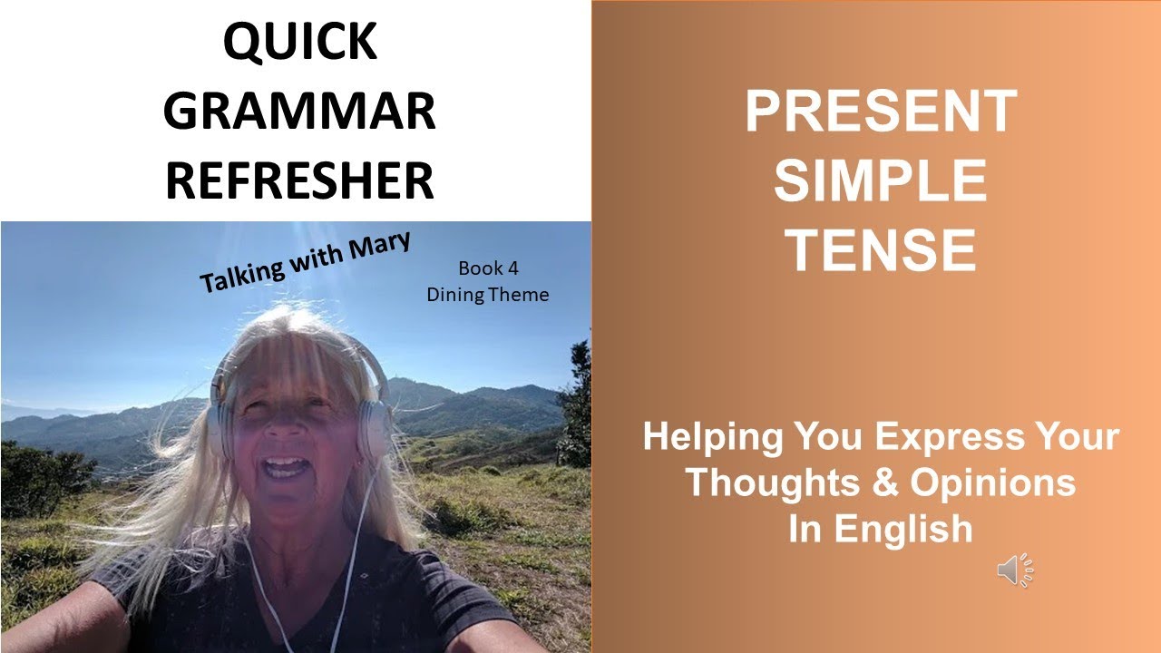 Present Simple Tense | Dining & Food | Quick Grammar Refresher 