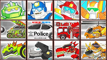 Transformers Rescue Bots: Hero Adventures + Dino Robot Corps #5 | Eftsei Gaming