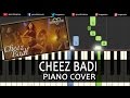 Cheez Badi Machine Mustafa Kiara Advani Hindi Song Piano Chords Tutorial Instrumental By Ganesh Kini