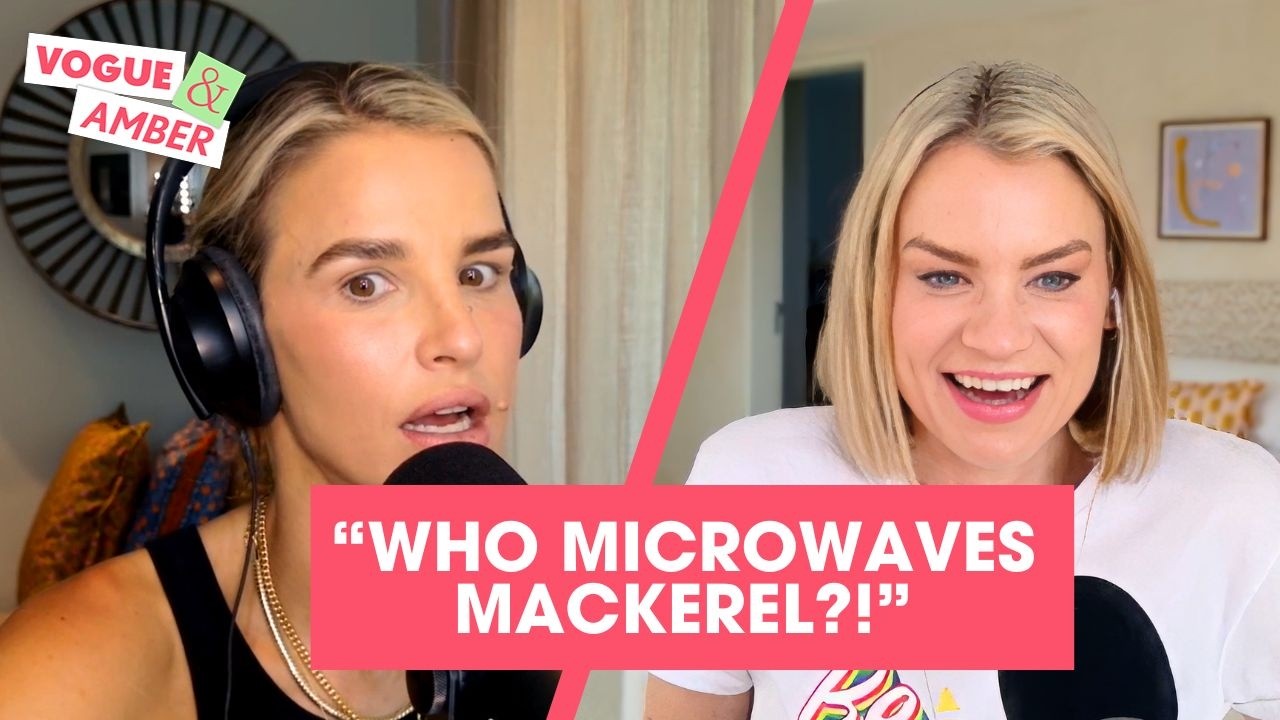 Fish In The Microwave?! | Vogue & Amber