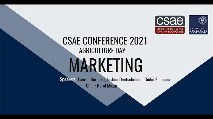 Marketing - CSAE Conference 2021