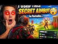 I USED THIS SECRET AIMBOT in Fortnite… 😳 No BAN