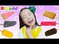 Ice Cream Shop Toy Play 리원이의 아이스크림 가게 놀이 종합편 ! 달님이 아이스크림 가게