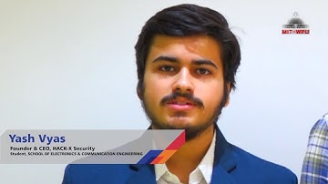 MIT-WPU students Yash Vyas & Tanmay Dighe, Founders of HACK-X Security - Startup Success Story