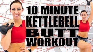 10 Minute KETTLEBELL BUTT WORKOUT with Sydney Cummings! screenshot 3