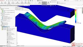 Урок Simulation 3  Нелинейный статический анализ  Пластические деформации в SOLIDWORKS Simulation