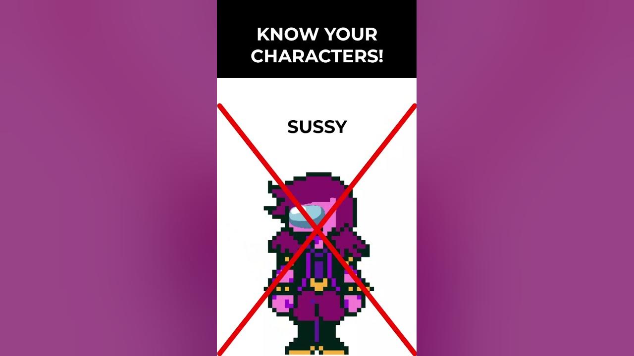 Know your Deltarune characters! Know your Deltarune characters!