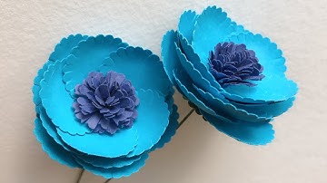 ABC TV | How To Make Paper Flower With Shape Punch #8 - Craft Tutorial