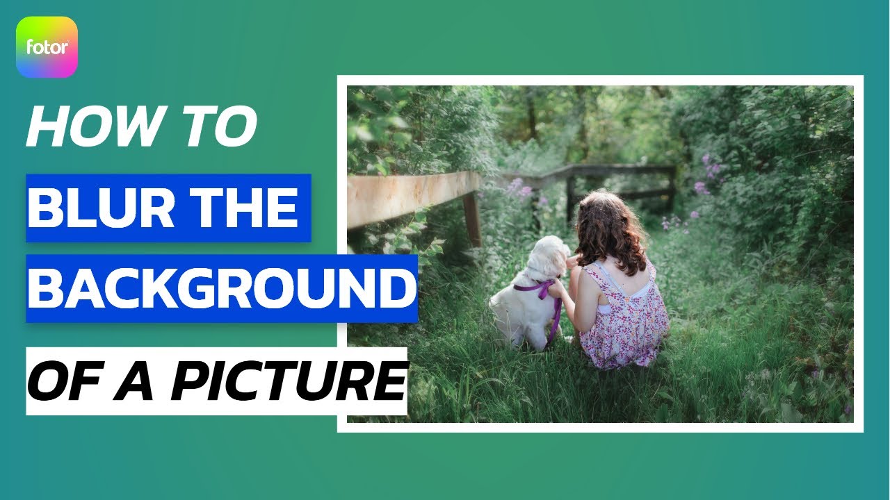 Blur Background: Make Blurred Background Image for Free in Seconds | Fotor