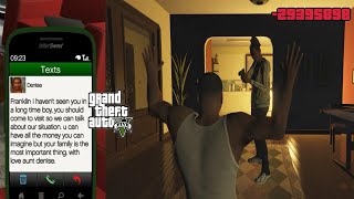 What Happens if Franklin Visits Denise after Michael's Death in GTA 5? (secret event)