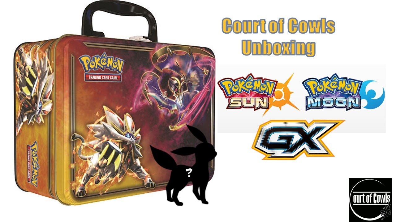 Pokemon Sun and Moon Treasure Chest : Court of Cowls Unboxing - YouTube