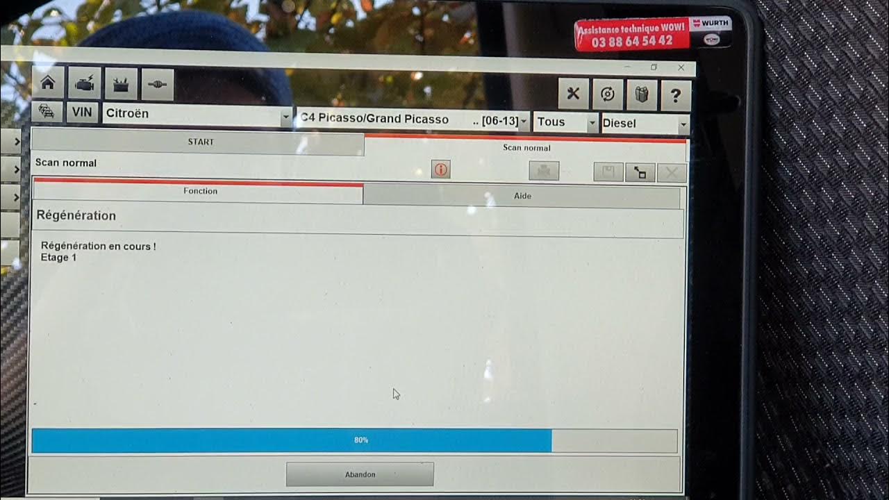 Remise à Zéro Additif Fap C4 Picasso régénération filtre à particules Citroën C4 Picasso 110ch année 2011 -  YouTube