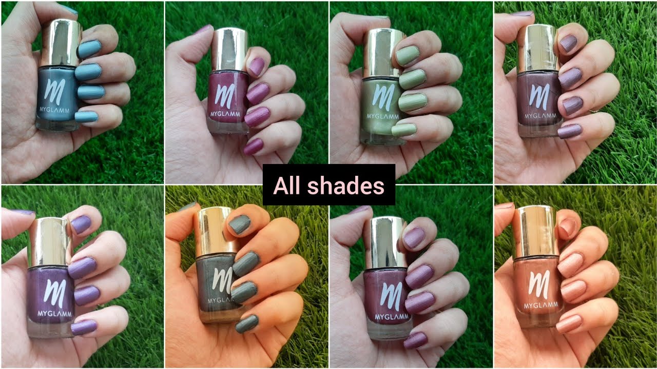 Kleancolor Metallic Nail Lacquer 6 Colors Set