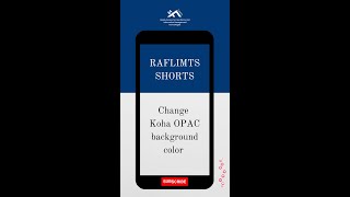 Change Koha OPAC background color