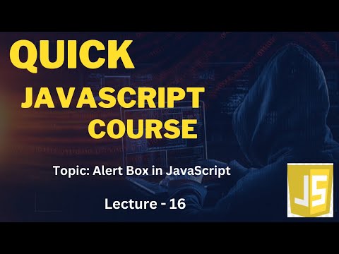 Alert Box in JavaScript | Quick Learning Course in Urdu/Hindi | Lecture-16