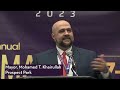 Prospect park mayor mohamed khairullah speaks on cair panel at icnamas convention