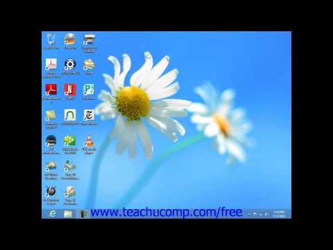 Windows 8 Tutorial Moving and Resizing the Windows Taskbar Microsoft Training Lesson 5.6