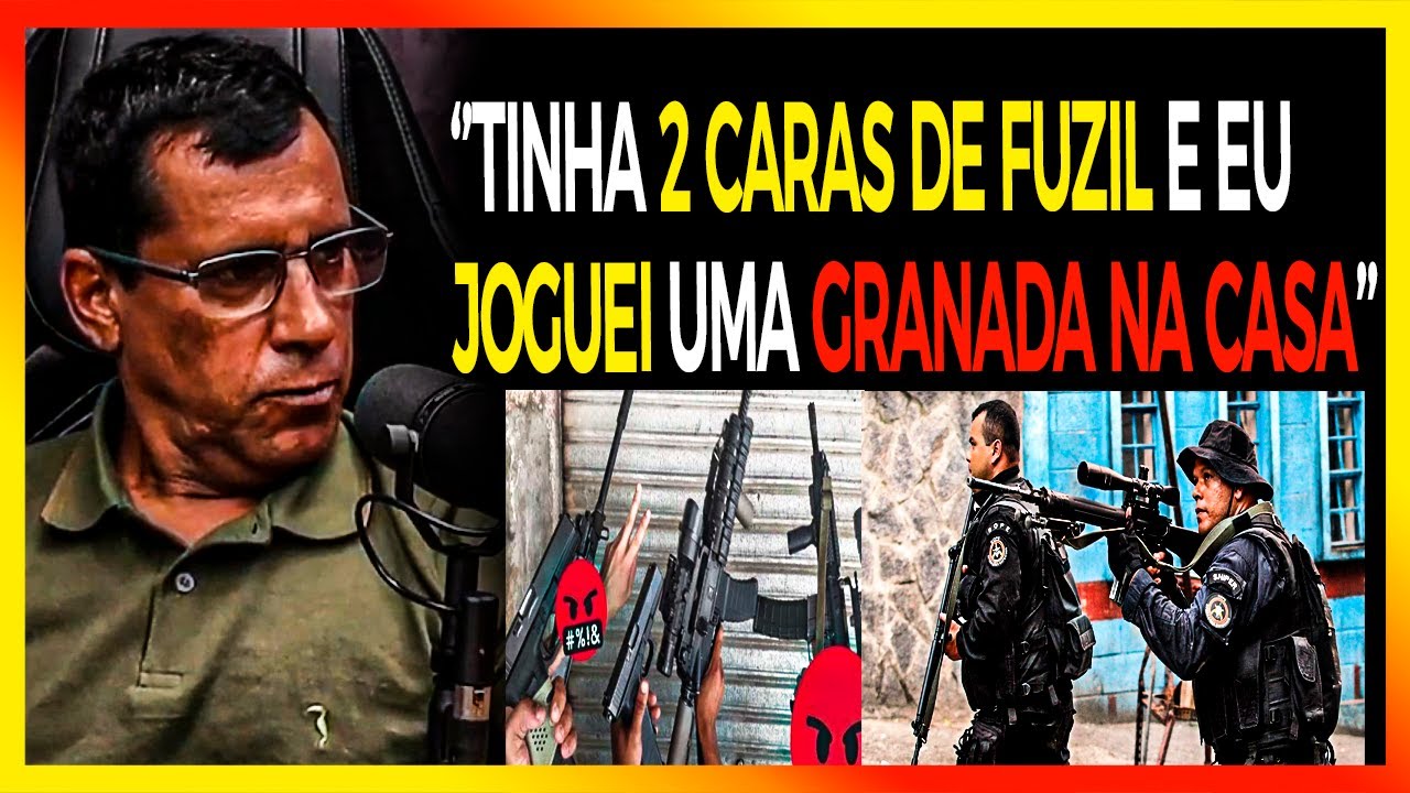SNIPER DO BOPE É RECEBIDO A GRANADA EM FAVELA