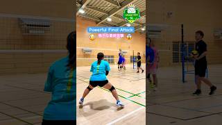 Powerful devil final attack for volleyball 🫪😱 #shorts