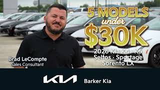 The Summer Sticker sales Event is back at Barker Kia in Houma.