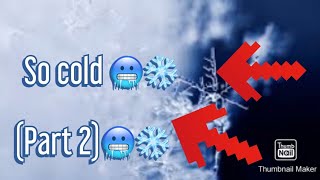 Ice bath challenge (part 2)🥶❄️