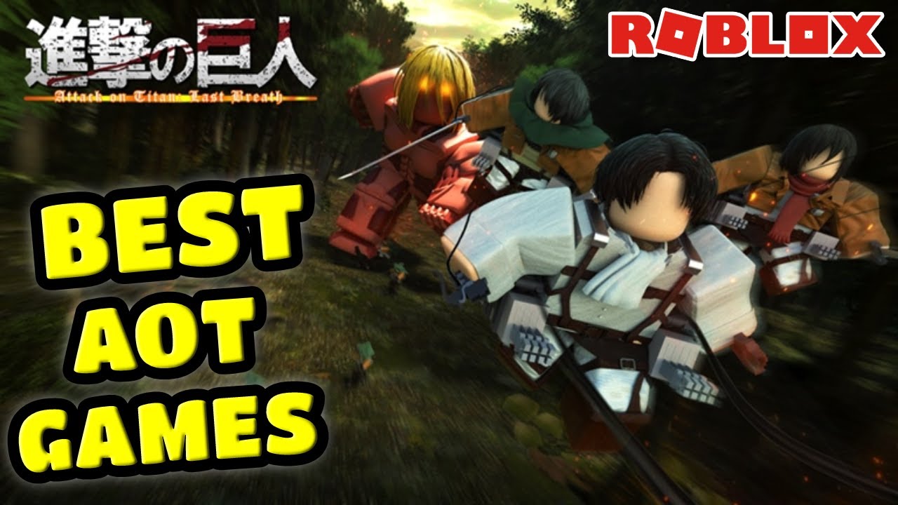 The 2 BEST Attack On Titan Games In Roblox Roblox Aot Games 