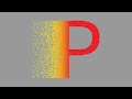 How to Make Letter P Logo - Dispersion Effect - Illustrator (Tutorial)