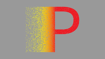 How to Make Letter P Logo - Dispersion Effect - Illustrator (Tutorial)