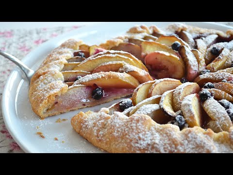 Фруктовая французская галета, летний быстрый пирог/Fruit Galette