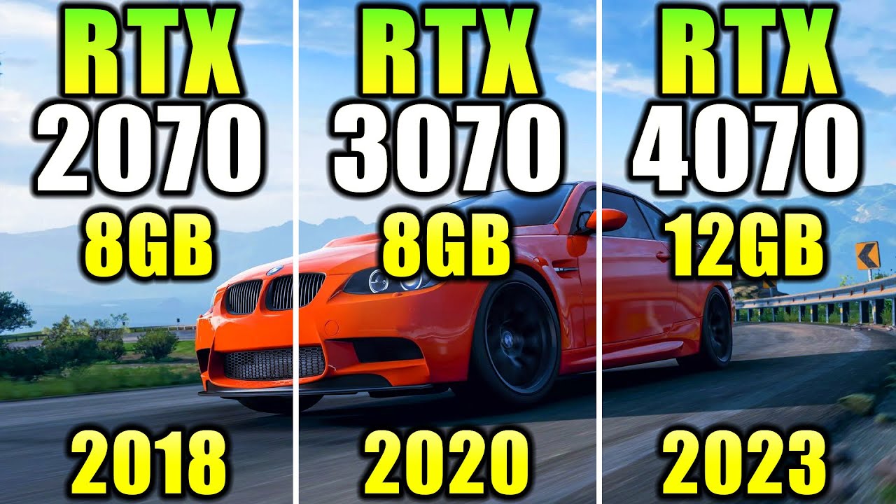 RTX 2070 vs RTX 3070 vs