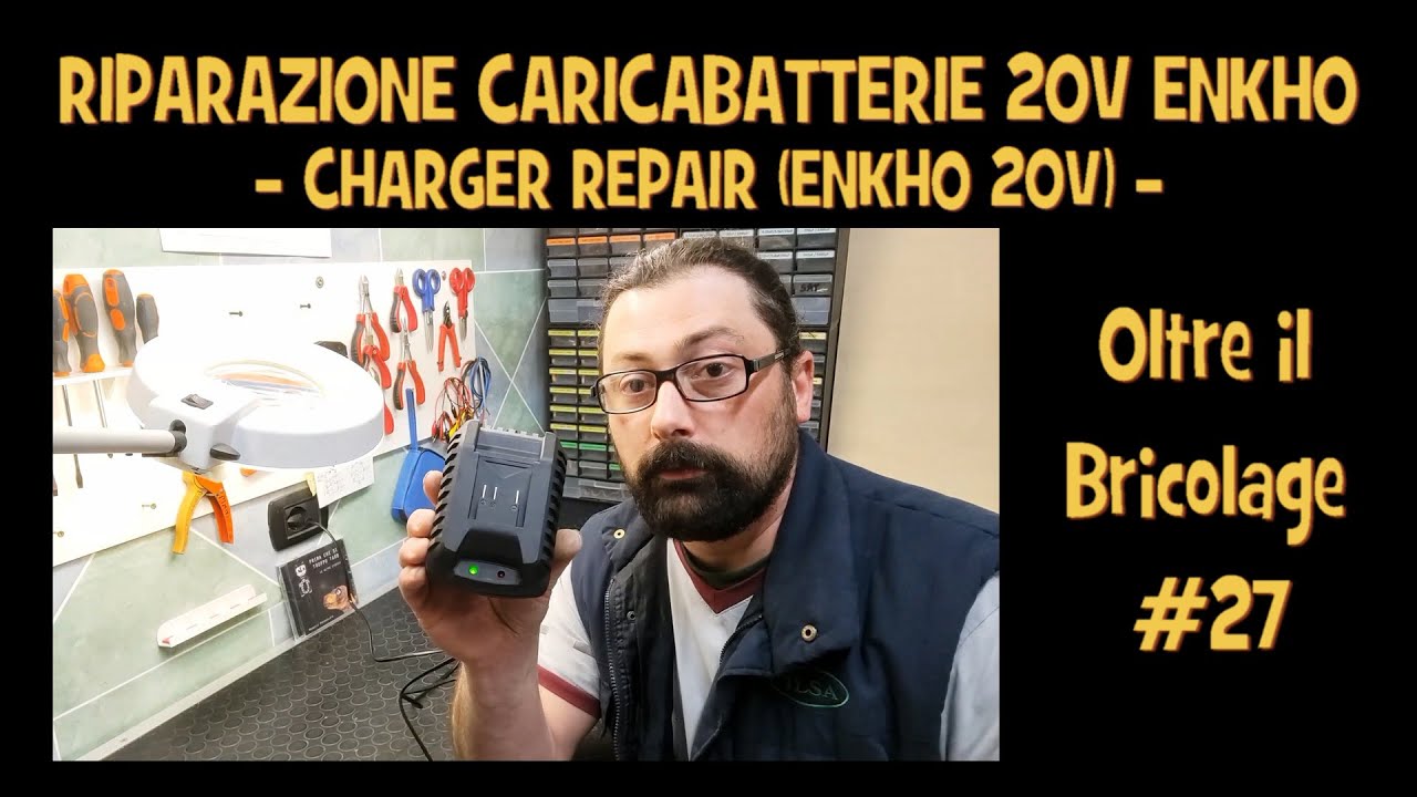 Video 27 Riparazione caricabatterie 20V Enkho (Charger repair 'Enkho 20V') YouTube Video 27 Riparazione caricabatterie 20V Enkho (Charger repair 'Enkho 20V') YouTube