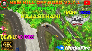 HILL OFF-ROAD MAP MOD V3.7.1 Off-Road map mod Bussid (BUS SIMULATOR INDONESIA) D.R BHATI RAJASTHANI