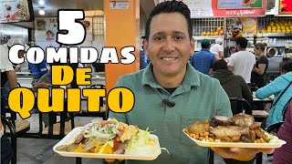 Platos típicos de Quito Ecuador