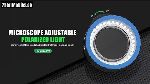 RELIFE RL-033E Pro Microscope Adjustable Polarized Light Glare-Free | 32 LED Beads | Adjustable LED 