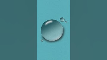 Easy Realistic Water Droplet Digital Art | Digital Illustrations | Autodesk Sketchbook | Noopur V