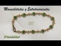 DIY - Pulsera Esmeralda y Oro