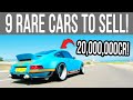 Forza Horizon 4 - 9 RARE Cars You Can SELL For Millions of Credits!