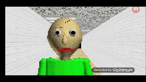 Baldi basics Dont break rules 17 minute Game over Part 1