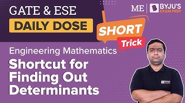 Determinants Tricks | Engineering Mathematics | GATE & ESE 2024 Engineering Maths Preparation