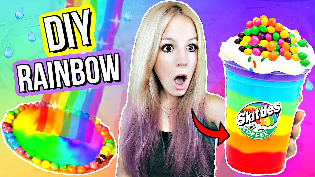 TikTok EXPERIMENT Gegen LANGEWEILE DIY Regenbogen Aus S igkeiten 