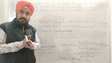 EXERCISE 8.2(Q-8,9,10) PSEB 5TH MATHS CHAPTER 8 PERIMETER AND AREA PUNJAB SCHOOL EDUCATION BOARD