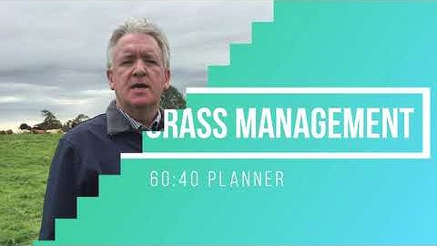 Autumn Grass Management - 60 40 Planner