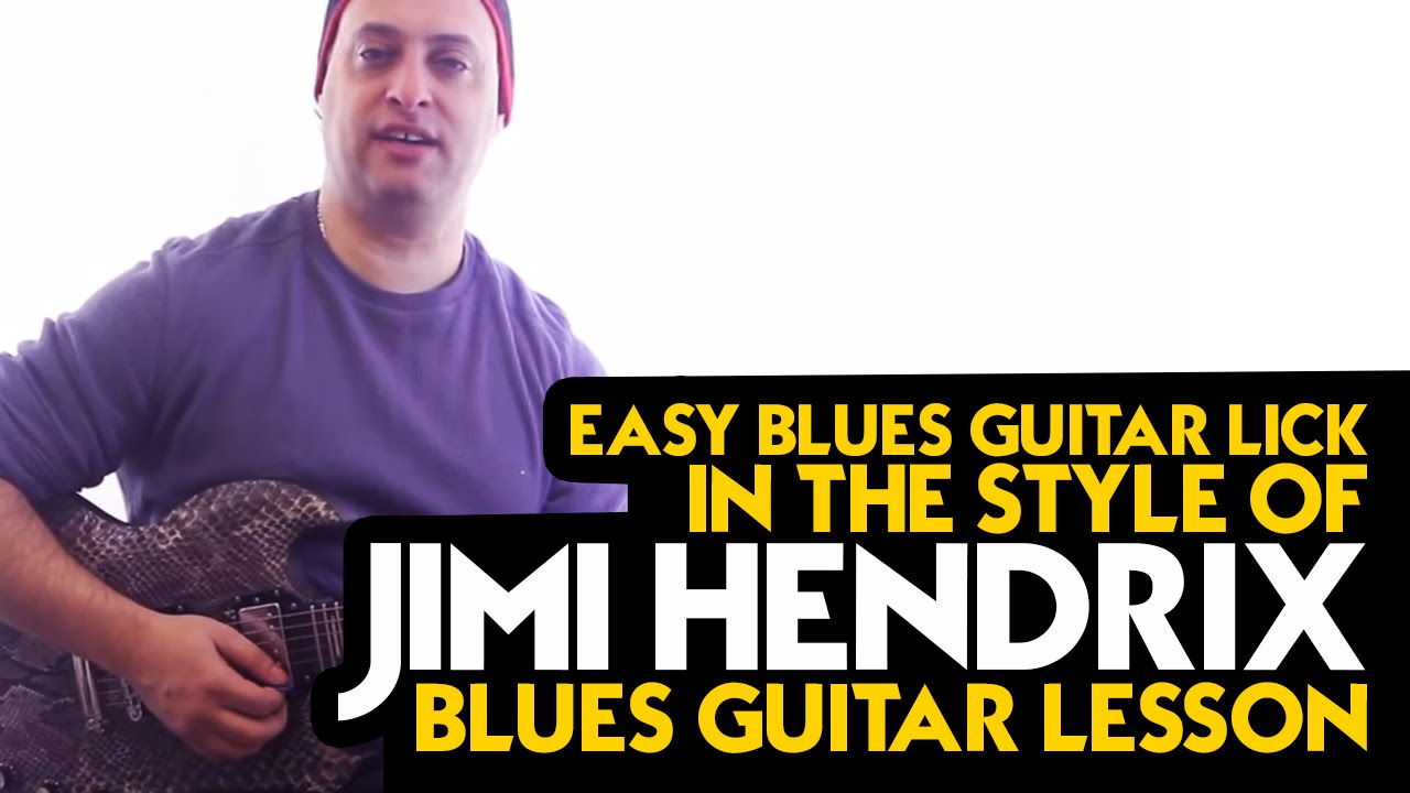 Easy Blues Guitar Lick in the Style of Jimi Hendrix - Blues Guitar