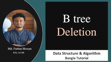B-tree Deletion  | Data Structure | Bangla Tutorial
