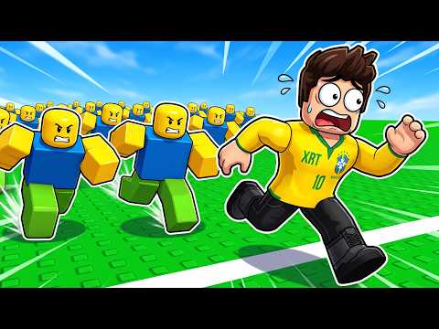 I dribbled past everyone in Huss Valley on Roblox.