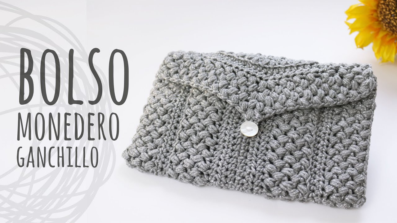 Tutorial Bolso para Fiesta o Clutch Ganchillo - Crochet | Lanas y Ovillos - YouTube