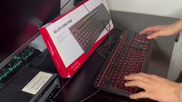 HyperX Alloy Core RGB Keyboard Review and Features