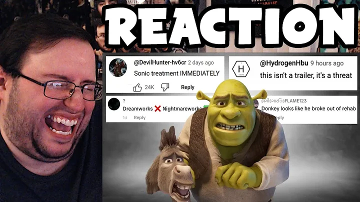 Gor's "FUNNIEST Shrek 5 Trailer Comments as a Song by Chat Music"  REACTION
