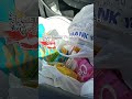 Quick snack run in the Tesla
